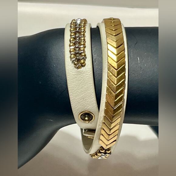 [Stella and Dot] Gilded Path Double Wrap bracelet - Picture 1 of 6